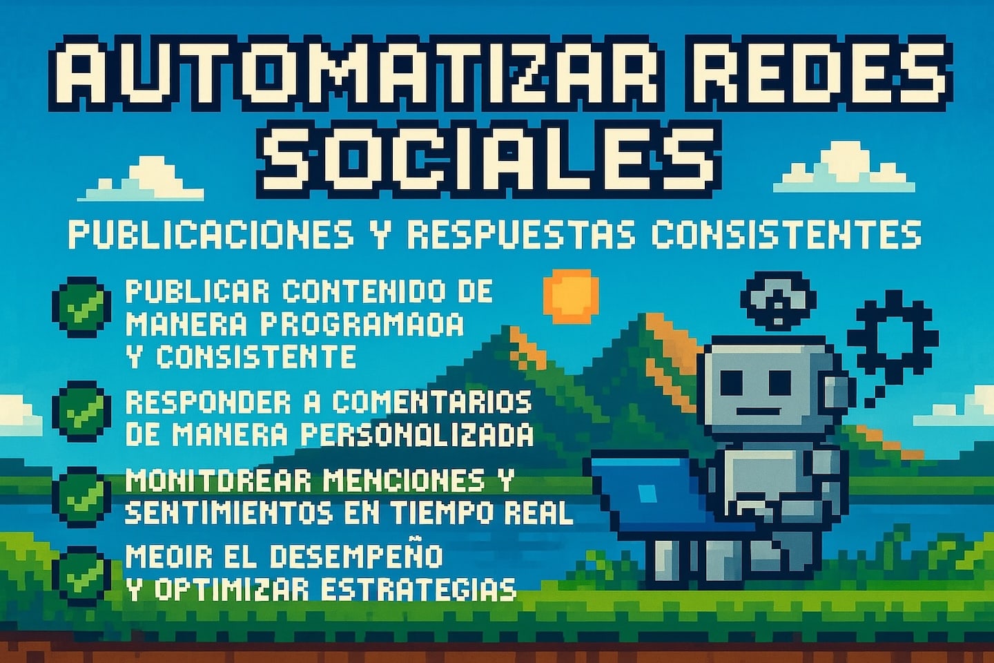 Automatización de redes sociales –<br>Publicaciones y respuestas consistentes