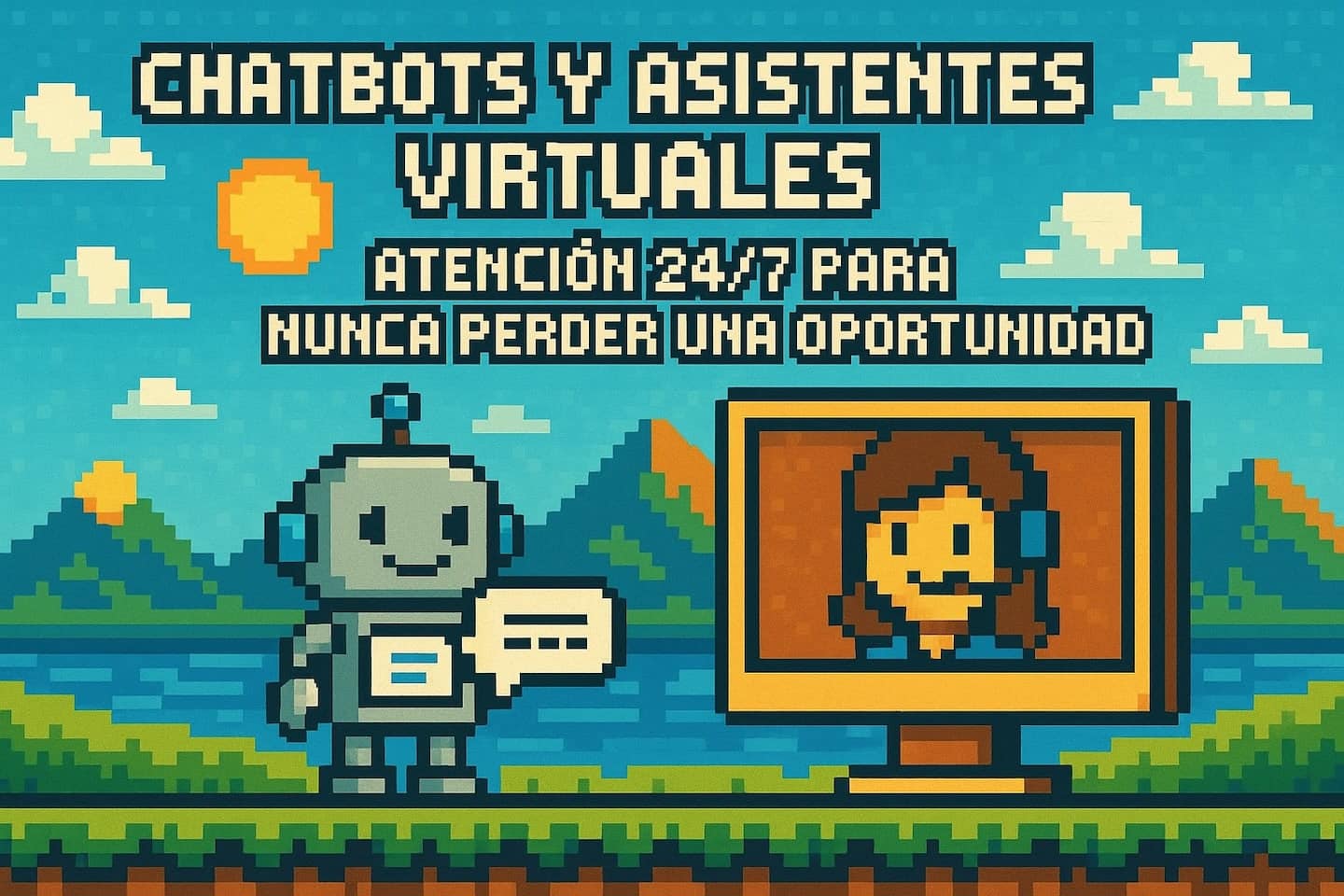 Chatbots y asistentes virtuales – <br>Atención 24/7 para nunca perder una oportunidad