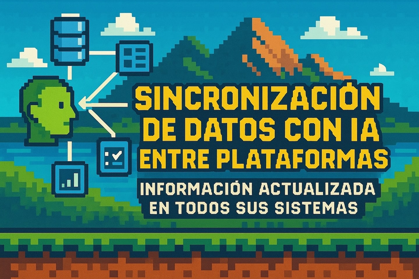 Sincronización de datos entre plataformas –<br>Información actualizada en todos sus sistemas